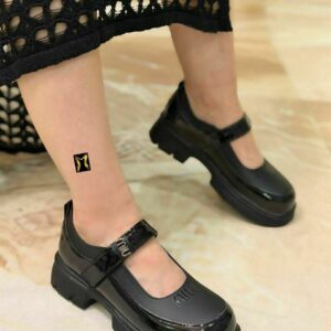 کفش طبی زنانه با رویه چرم صنعتی پرفروش 821